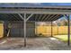 Covered patio and storage shed in the backyard at 5259 Hartford Cir, North Charleston, SC 29405