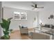 Bright living room with hardwood floors and white walls at 5259 Hartford Cir, North Charleston, SC 29405