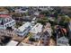 Aerial view of the house and neighborhood at 99 Tradd St, Charleston, SC 29401