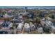 Aerial view of the house and neighborhood at 99 Tradd St, Charleston, SC 29401