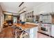 Gourmet kitchen features a large island, stainless steel appliances, and marble countertops at 99 Tradd St, Charleston, SC 29401