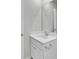 Simple bathroom with white vanity and single sink at 9991 Winged Elm St, Ladson, SC 29456