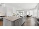 Kitchen island with granite countertop and sink at 1073 Keeper Ln, Summerville, SC 29485