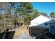 Spacious backyard with patio, string lights, and marsh view at 109 Historic Dr, Mount Pleasant, SC 29464
