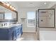 Bathroom boasts a double vanity and a large walk-in shower at 109 Historic Dr, Mount Pleasant, SC 29464