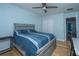 Bedroom with double doors and wood flooring at 1295 Island Club Dr # E, Charleston, SC 29492
