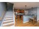 Modern kitchen with stainless steel appliances and wood cabinets at 1295 Island Club Dr # E, Charleston, SC 29492