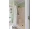 Clean bathroom with a shower and toilet at 1321 Erckmann Dr, Mount Pleasant, SC 29464