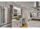 Modern kitchen with stainless steel appliances and green backsplash at 1321 Erckmann Dr, Mount Pleasant, SC 29464