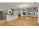 Modern kitchen with white cabinets and stainless steel appliances at 1321 Erckmann Dr, Mount Pleasant, SC 29464