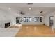 Spacious living room with hardwood floors and fireplace at 1321 Erckmann Dr, Mount Pleasant, SC 29464
