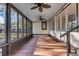Relaxing screened porch with tile flooring and ceiling fans at 1321 Erckmann Dr, Mount Pleasant, SC 29464