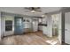 Studio apartment kitchen and bath with light wood floors at 1321 Erckmann Dr, Mount Pleasant, SC 29464