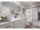Clean bathroom with single vanity and shower/tub combo at 176 Callibluff Dr, Summerville, SC 29486