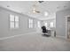 Versatile bonus room with ceiling fan and plenty of natural light at 176 Callibluff Dr, Summerville, SC 29486