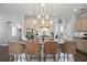 Modern kitchen with island and stainless steel appliances at 176 Callibluff Dr, Summerville, SC 29486