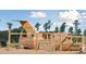 Wooden ship playground with climbing wall and swings at 185 Belfort Pl, Summerville, SC 29486