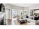 Open concept living area with fireplace and kitchen views at 192 Collared Dove Ct, Summerville, SC 29483