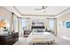 Bright main bedroom with large windows and plenty of natural light at 192 Collared Dove Ct, Summerville, SC 29483