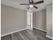 Spacious bedroom with ceiling fan and access to another room at 1984 Hugo Ave, North Charleston, SC 29405