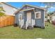 Cute blue house with white trim and small porch at 1984 Hugo Ave, North Charleston, SC 29405