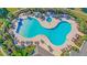 Resort-style pool with surrounding lounge chairs at 199 Schooner Bend Ave, Summerville, SC 29486