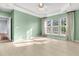 Main bedroom with green walls and hardwood floors at 199 Schooner Bend Ave, Summerville, SC 29486