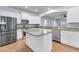 Spacious kitchen with island, granite countertops and stainless steel appliances at 199 Schooner Bend Ave, Summerville, SC 29486