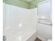 White bathroom with a shower/tub combo and neutral tile flooring at 208 Buckskin Dr, Summerville, SC 29486