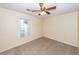 Spacious bedroom with neutral carpeting and ceiling fan at 208 Buckskin Dr, Summerville, SC 29486