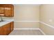 Dining area in kitchen with tile floor and wood cabinets at 208 Buckskin Dr, Summerville, SC 29486