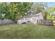 Large backyard with a shed and privacy fence at 2236 Bailey Dr, North Charleston, SC 29405