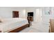 Spacious bedroom with a wooden bed frame and carpeting at 230 Granton Edge Ln, Summerville, SC 29486