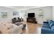 Spacious living room with hardwood floors and neutral color palette at 230 Granton Edge Ln, Summerville, SC 29486