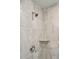 Shower with neutral tone tile and modern fixtures at 230 Granton Edge Ln, Summerville, SC 29486