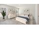 Serene bedroom with a queen-size bed and water views at 253 Pine Crest View Dr, Summerville, SC 29486