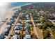 Aerial view of coastal neighborhood near the beach at 3019 Brownell Ave, Sullivans Island, SC 29482