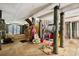 Unfinished basement offering ample storage and surfboards at 3019 Brownell Ave, Sullivans Island, SC 29482
