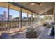 Spacious screened porch overlooking the backyard and neighborhood at 3019 Brownell Ave, Sullivans Island, SC 29482