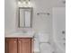 Simple bathroom with a single vanity and shower/tub combo at 3038 Fraserburgh Way # 2200, Mount Pleasant, SC 29466