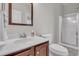 Clean bathroom with a vanity, toilet, and a shower stall at 3038 Fraserburgh Way # 2200, Mount Pleasant, SC 29466