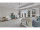 Main bedroom with high ceilings, golf course views, and ample natural light at 3038 Fraserburgh Way # 2200, Mount Pleasant, SC 29466