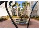 Ornate fountain in a charming community courtyard at 310 Longshore St # 645, Daniel Island, SC 29492