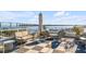 Rooftop terrace with seating area and water views at 310 Longshore St # 645, Daniel Island, SC 29492