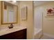 Clean bathroom with tub, shower, and updated vanity at 359 Muirfield Pkwy, Charleston, SC 29414