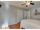 Well-lit bedroom with hardwood floors and ample closet space at 359 Muirfield Pkwy, Charleston, SC 29414