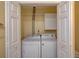 Convenient laundry closet with washer and dryer included at 359 Muirfield Pkwy, Charleston, SC 29414