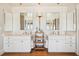 Elegant bathroom with double sinks and marble countertops at 367 Pelican Flight Dr, Dewees Island, SC 29451
