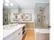 Elegant bathroom with a large walk-in shower and modern fixtures at 367 Pelican Flight Dr, Dewees Island, SC 29451