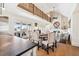 Open concept dining area with ocean view at 367 Pelican Flight Dr, Dewees Island, SC 29451